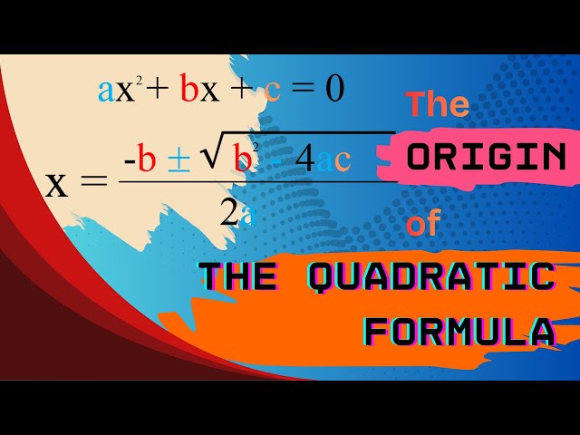 The Quadratic Formula Explained (Finally Understand Why It Works)