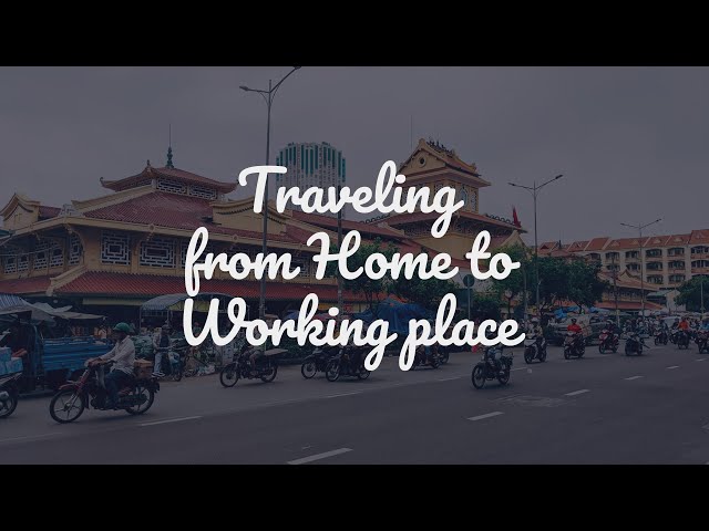 Traveling from Home to Working Place with me 🛵