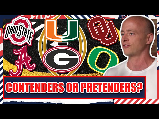 CFP National Title Contenders vs Pretenders - Josh Pate's College Football Show
