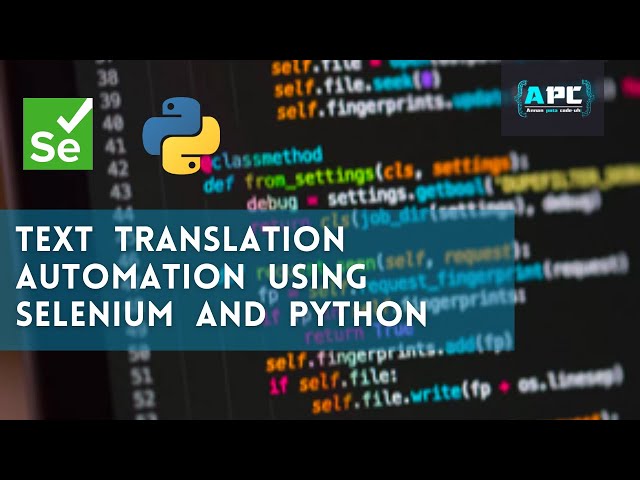 Text Translation Automation using Selenium and Python | Without API | Tamil | Android