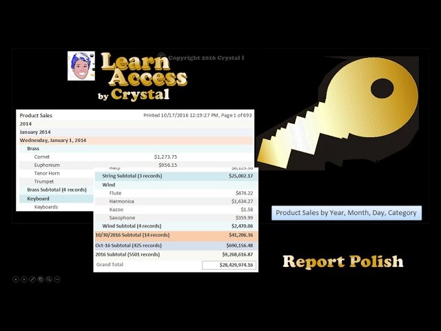Polish Reports in Microsoft Access