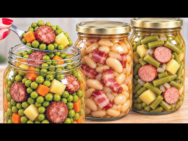 I Don’t Freeze Peas, Green Beans or Beans Anymore — I Preserve Complete Meals in Jars