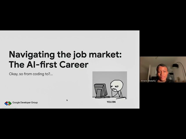 Architecting What's Next: The AI First Career - Google Developer Group (GDG) On Campus UNN