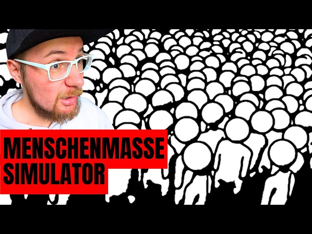 Man Kann ALLES In Ein Videospiel Verwandeln | Crowd Simulator