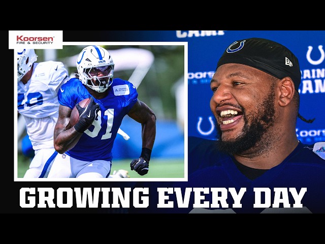 TE Mo Alie-Cox, DT Grover Stewart on camp growth, rookie class
