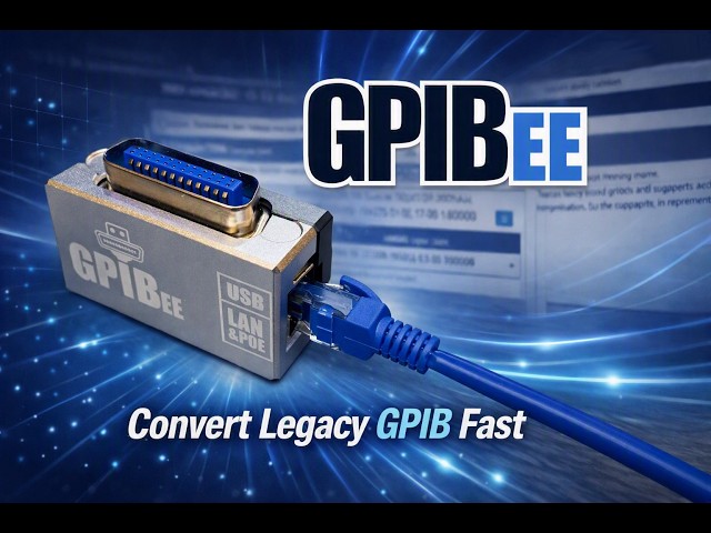 Introducing GPIBee - GPIB to Ethernet and USB with good Visa integration