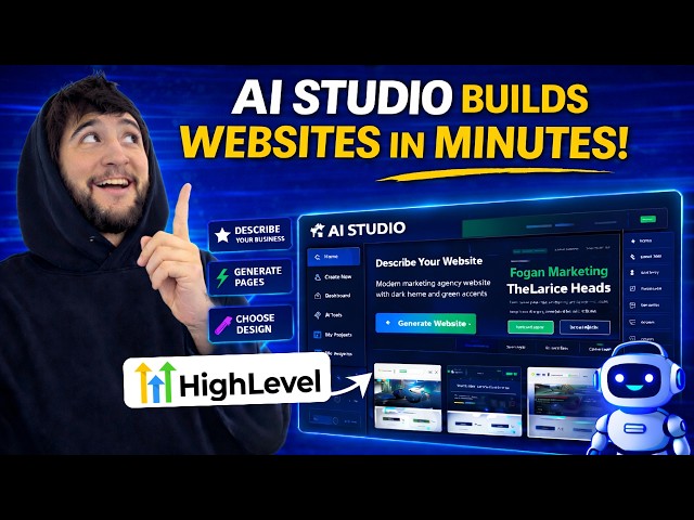NEW! GoHighLevel AI Studio Vibe Code Builder Tutorial!