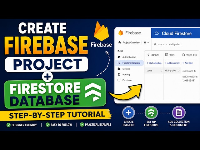 How to Create Firebase Project and Cloud Firestore Database Step by Step