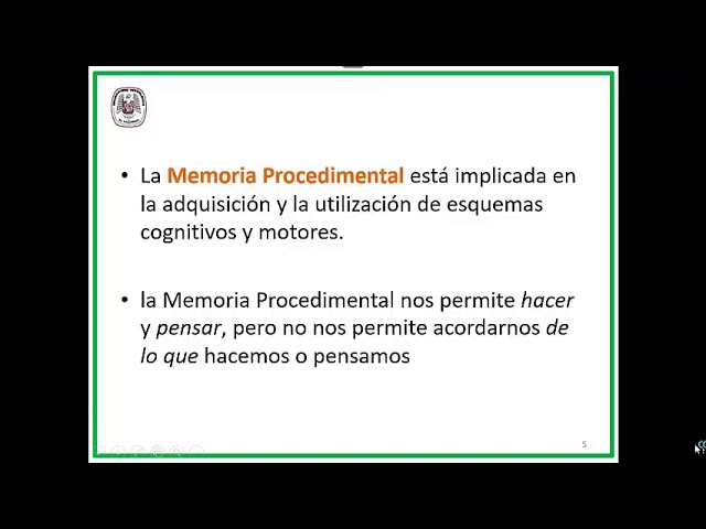 VIDEO DE REPASO MEMORIA