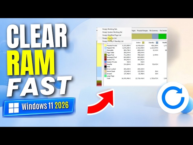 How to Clear RAM Cache in Windows 11 2026