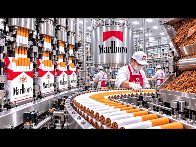 HOW CIGARETTES ARE MADE 🚬🔥 | INDUSTRIAL MEGAFACTORY 🏭