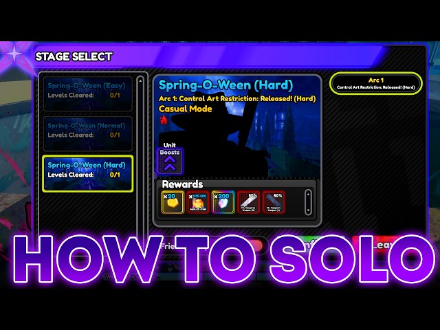 How to SOLO Win? New Alucard Event Spring-O-Ween in All Star Tower Defense X
