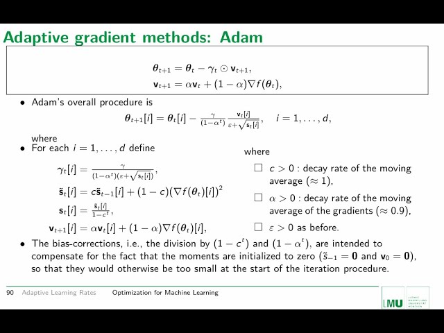 7th Exercise, Optimization for Machine Learning, Sose 2023, LMU Munich
