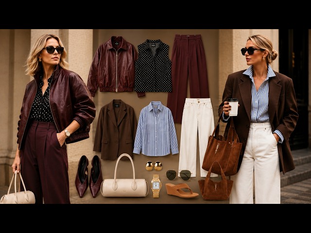 #falltrends 100+ Fall Outfits Styling Ideas,Polka Dots & Bretons fashion guide