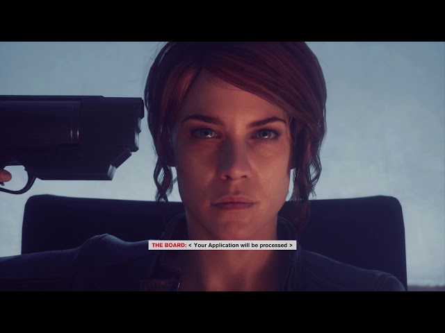 Control - Welcome to the Oldest House: Jesse Faden Takes Trench's Service Weapon Cutscene (2019)