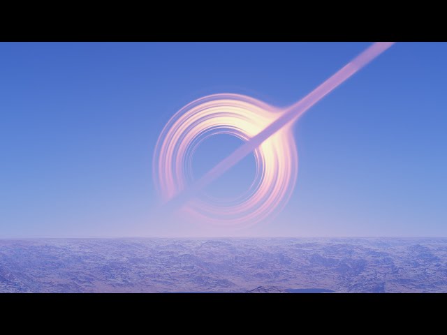 360° Timelapse of a Black Hole in the Sky