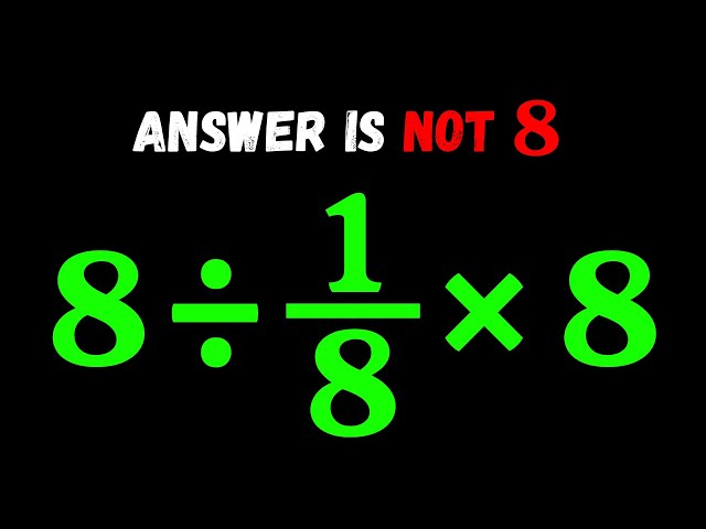 This Math Problem Tricks Everyone!