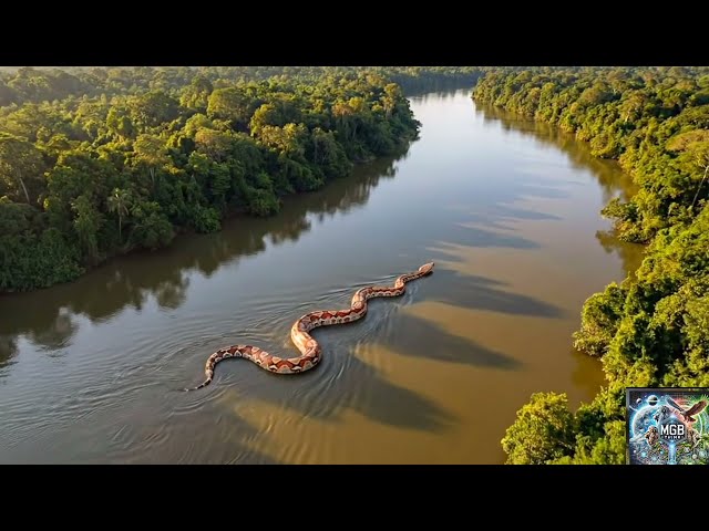 Epic Jungle Adventure: AI-Generated Giant Snake & Abandoned Train