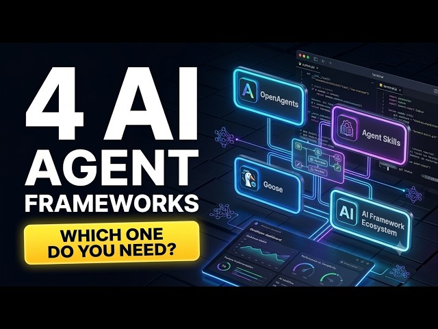 4 AI Agent Frameworks Every Developer Should Know (2026)