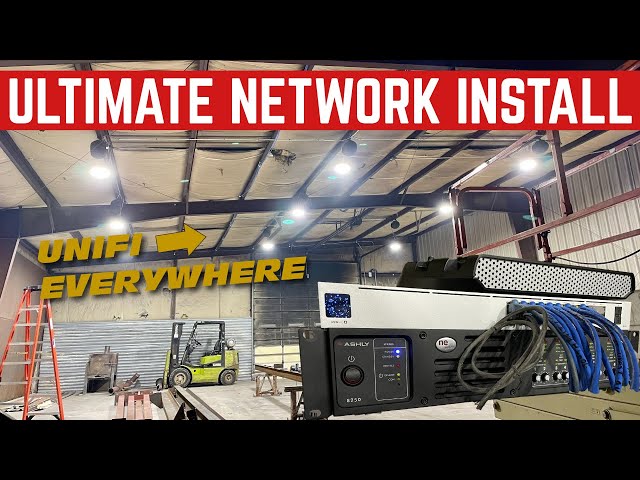 INSTALLING The ULTIMATE Warehouse Network And Making The Building TALK