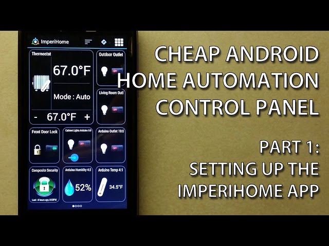 Android Home Automation Control Panel Part 1: Setting up the ImperiHome App
