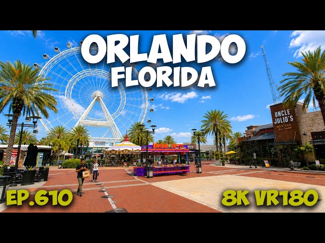 Orlando's ICON Park: The Orlando Eye to International Drive ep.610 #8k #vr180 #3d #travel