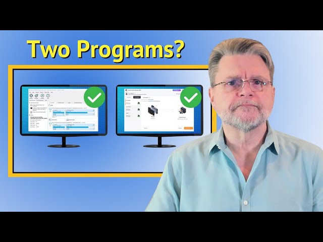 Why Do You Have Two Different Backup Program Recommendations?