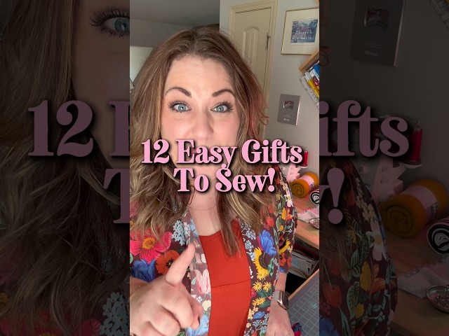 12 Easy DIY Gift Ideas! 🎁 🧵 🪡 #sewing #sewingtutorial