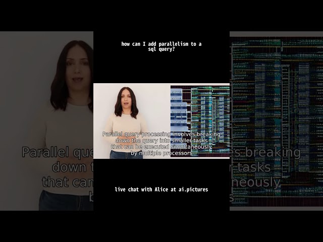 how can I add parallelism to a sql query?