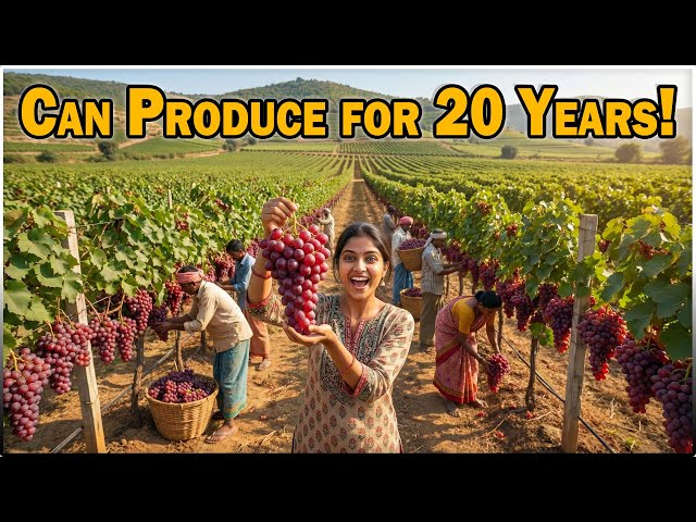 Red Grapes Farming Complete Guide | Soil, Care, Harvest & Profit
