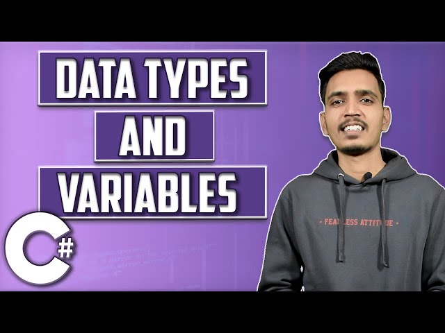 Data Types and Variables in C# Sharp