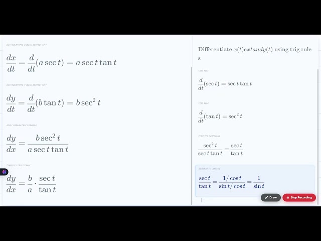 Class 12 Maths CH-2 EX-1 Q-14 | Parametric Differentiation