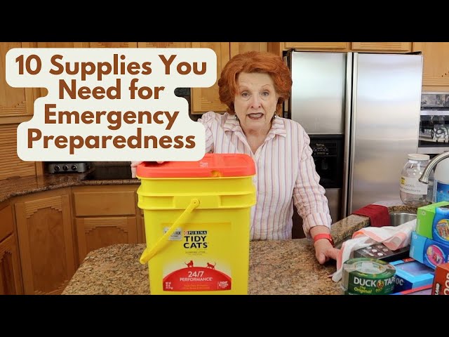 10 Supplies You Need for Emergency Preparedness