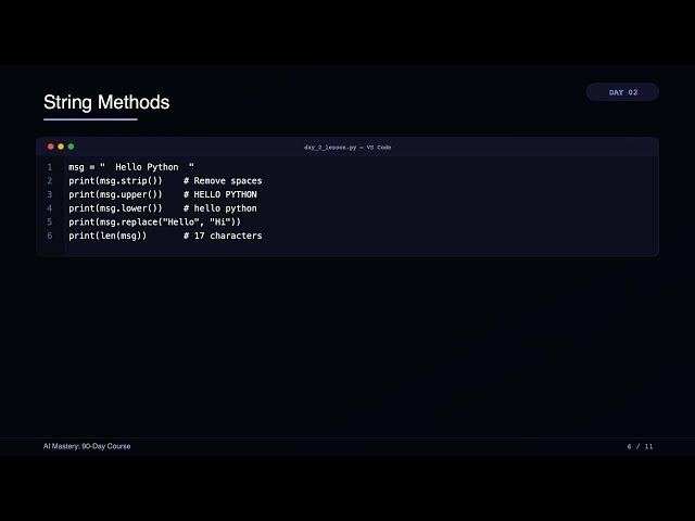 Day 2: Python Variables, Data Types & Input/Output — Beginner Tutorial