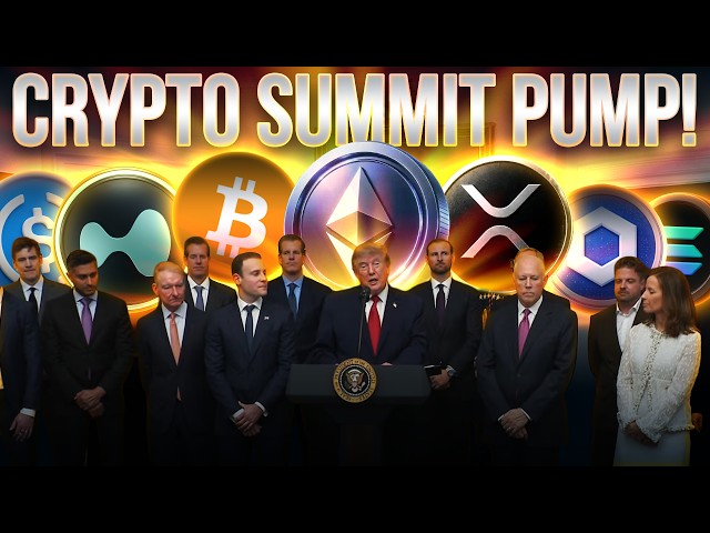 Trump's Crypto Summit Pump!🚀Historic Squeeze📈