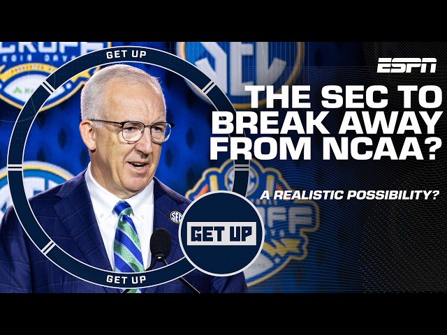 Greg Sankey says conversations are ‘real’ about the SEC breaking away from the NCAA 👀 | Get Up