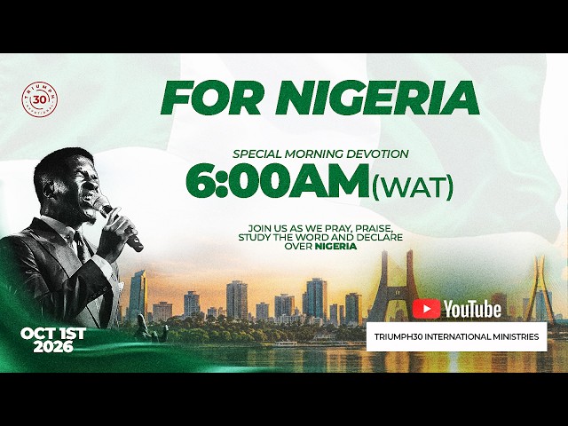 FOR NIGERIA: SPECIAL MORNING DEVOTION WITH APOSTLE EMMANUEL IREN | 1ST OCTOBER  2026