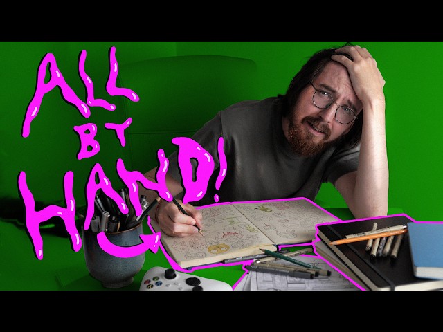 Making a Video Game Entirely by Hand Is HARD!
