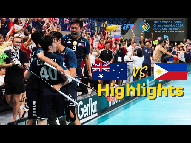 Australia vs Philippines | World Floorball Championship 2024 AOFC Qualifiers | (extended highlights)