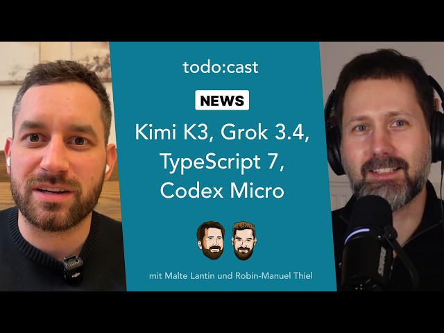 #174 News: Kimi k3, Grok 3.4, TypeScript 7, Codex Micro Keyboard