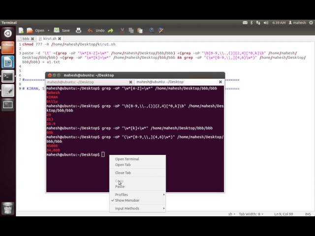 UR2D Text Processing shell