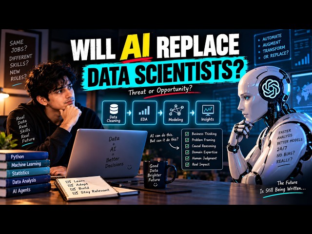 WILL AI REPLACE DATA SCIENTISTS  The Future of Data Science in the Age of AI Agents