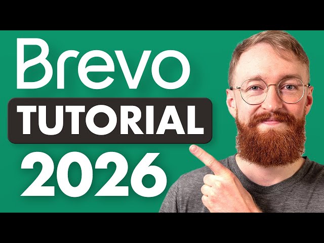 Brevo Email Marketing Tutorial for Beginners 2026 - Step by Step