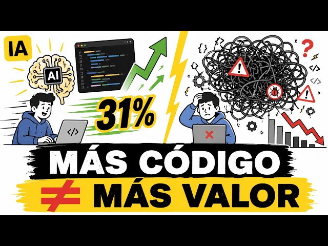La IA te hace programar más rápido… pero no más productivo