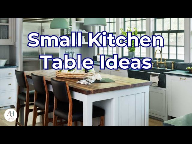 Small Kitchen Table Ideas With Big Style Inspiration