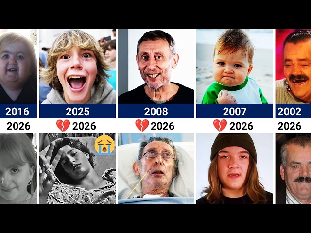 Where Are The Legendary Meme Heroes Now? (Then vs Now) 😥💔
