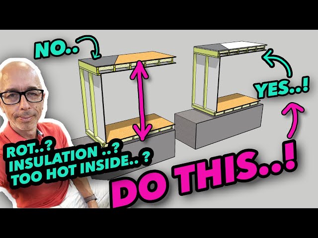 Hybrid Roof - Build the Right Way- avoid overheating, avoid timber deck.