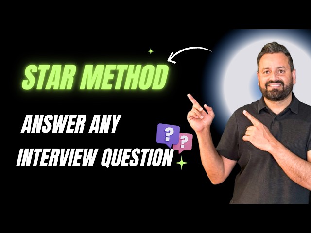 STAR Method Explained: Answer Interview Questions Like a PRO! #interviewtips
