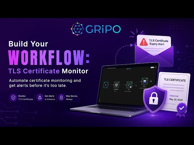 Build a TLS Certificate Monitor | Automated SSL Expiration Alerts with GRiPO