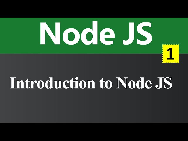 Introduction to Node.js